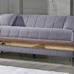 2-Sitzer Sofa Bolerno Bettfunktion Bettkasten Grau 146X85 with 2 Sitzer Sofa Mit Schlaffunktion