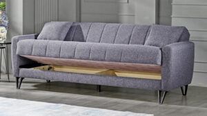 2-Sitzer Sofa Bolerno Bettfunktion Bettkasten Grau 146X85 with 2 Sitzer Sofa Mit Schlaffunktion