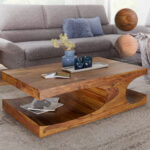 Finebuy Couchtisch Massiv Holz 120 Cm Breit Wohnzimmer Tisch Intended For Wohnzimmertisch Holz