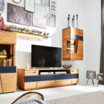 Interliving Wohnzimmer Serie 2021 - Wohnwand 44 03 Hh 86 throughout Holz Wohnwand