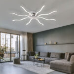 Led Ceiling Light Lamps Living Room Ceiling Led Ceiling Light Warm Regarding Wohnzimmer Lampen