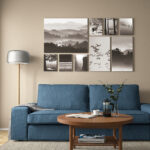 Pjätteryd Bild 9Er Set – In Der Natur 179X112 Cm Throughout Wandbilder Wohnzimmer Ikea