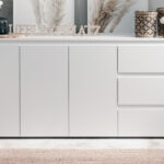 Sideboard Blanc Kommode Schrank Mdf Weiß Mit Melamin Inside Kommoden Sideboards